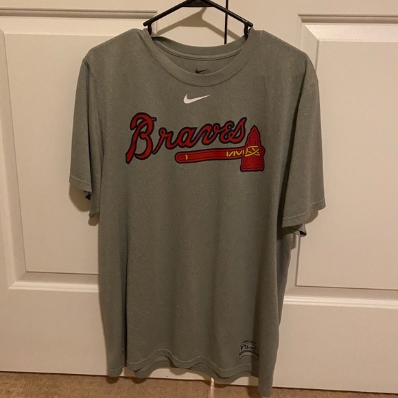 atlanta braves dri fit t shirt